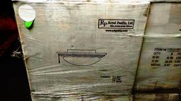 PALLET OF 18 BOXES NEW ROYAL PACIFIC LIGHTING FIXTURES - 6 PER BOX