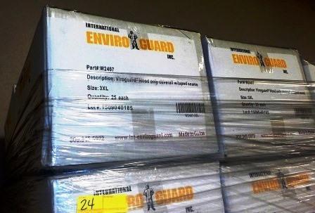 42 BOXES OF ENVIROGUARD W2407 WHITE VIROGUARD HOOD ONLY COVERALL - 3XL