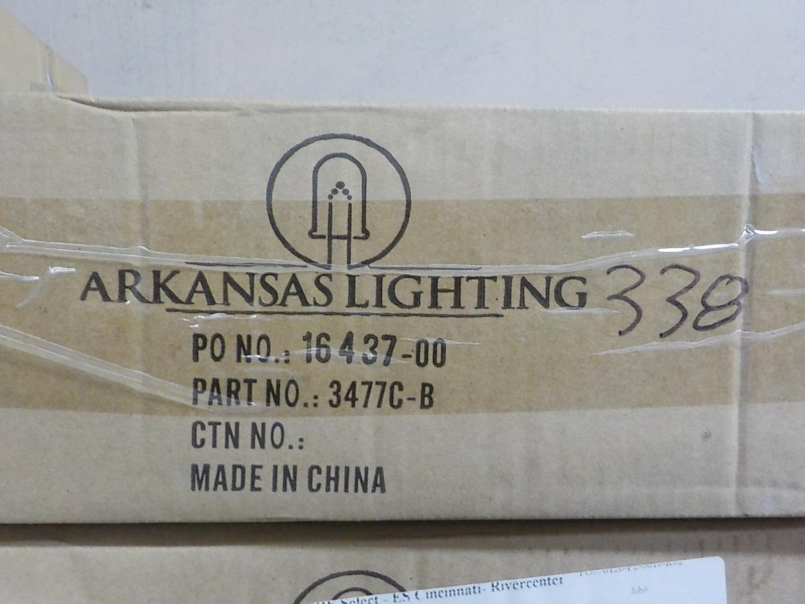 30 BOXES OF 2 EACH WALL SCONCES BY ARKANSAS LIGHTING