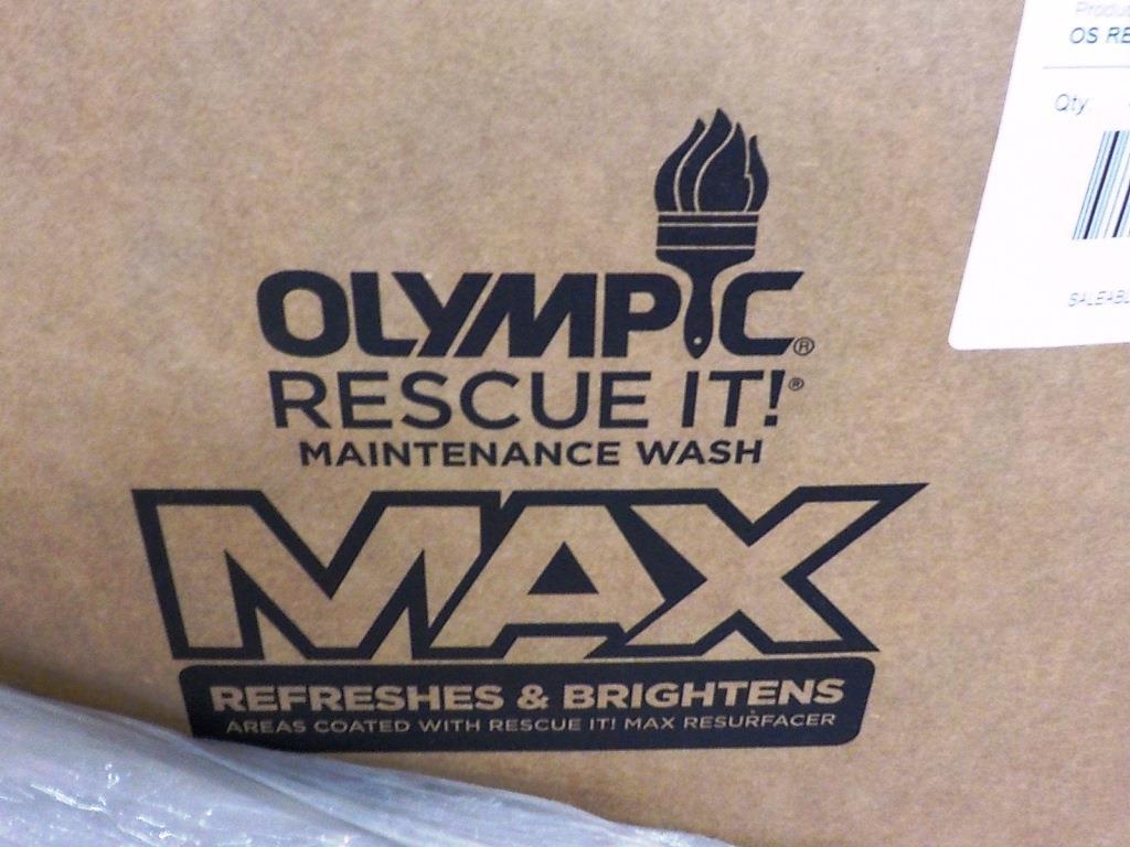 30 BOXES OF OLYMPIC RESCUE IT! MAINTENANCE WASH - 4 GALLONS EACH