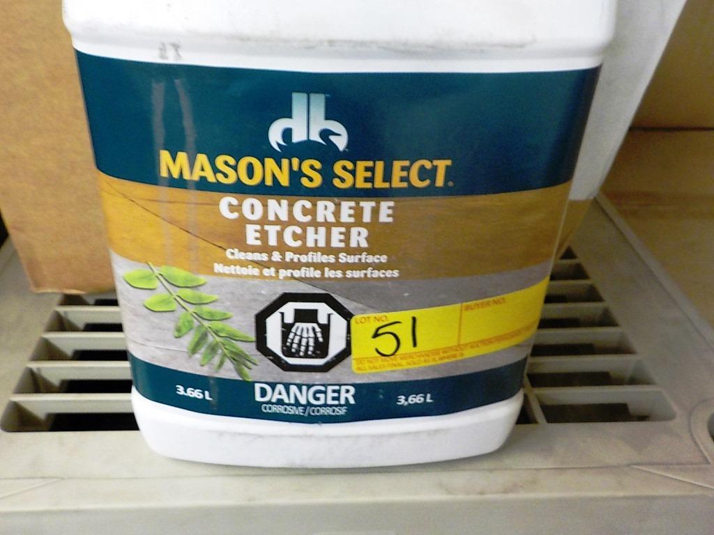 29 GALLONS MASON'S SELECT 6000 CONCRETE ETCHER