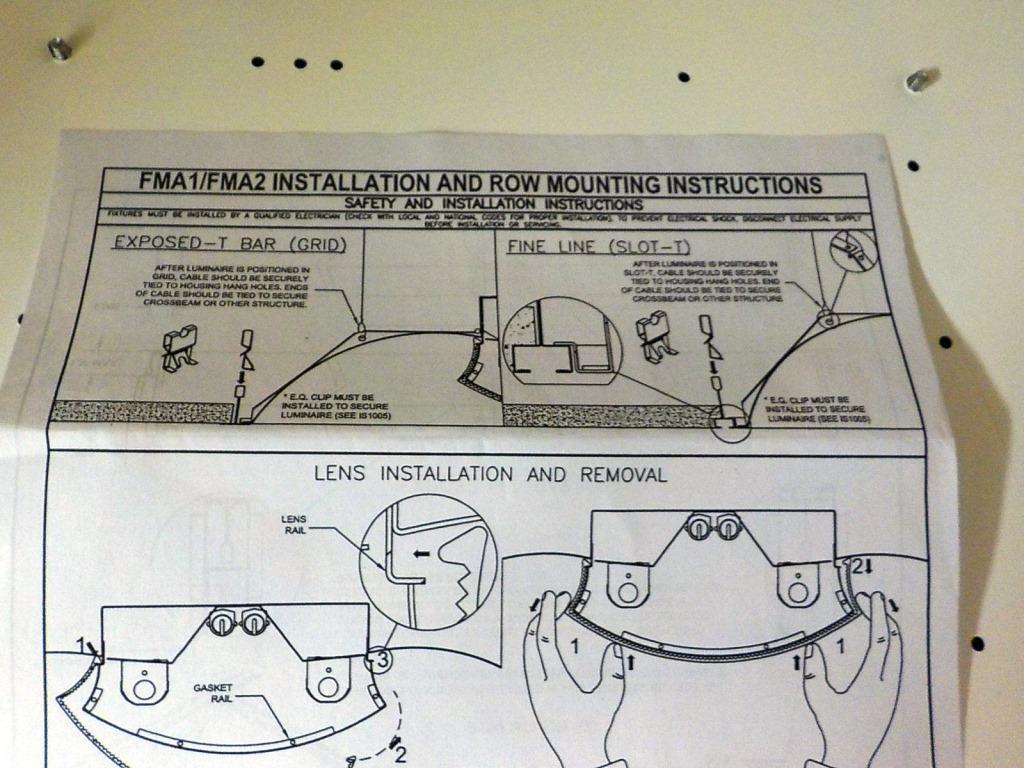 6 NEW FOCAL POINT LIGHT FIXTURES - APPROX. 24" X 24"