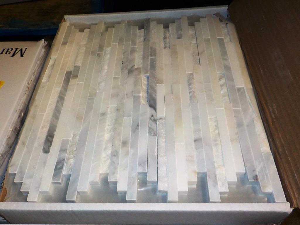 PALLET OF 12 BOXES OF DALTILE MOSAIC TILES