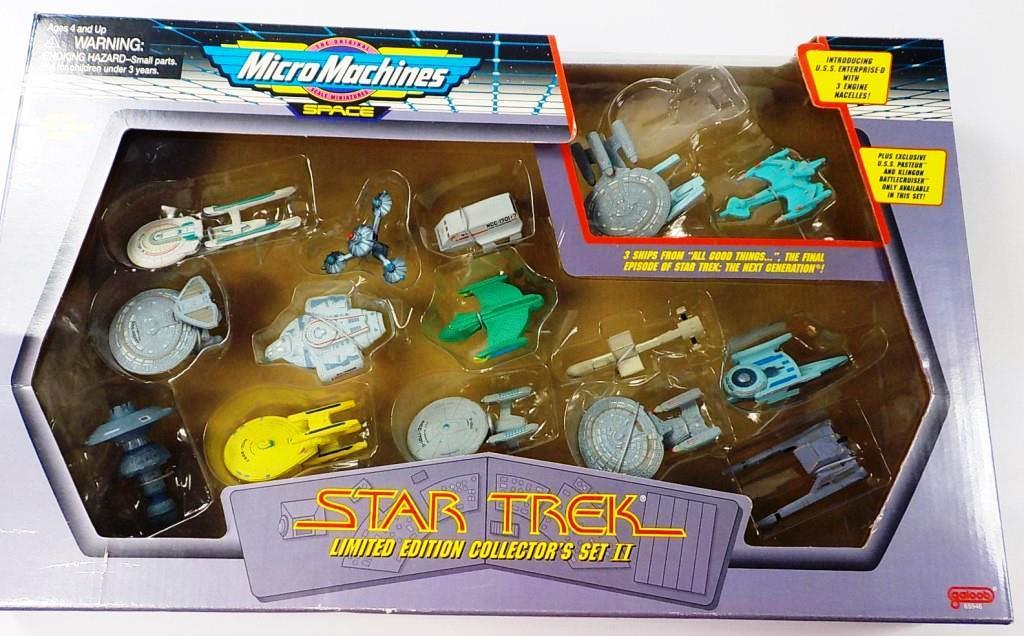 NEW GALOOB MICRO MACHINES STAR TREK LIMITED EDITION COLLECTOR'S SET II
