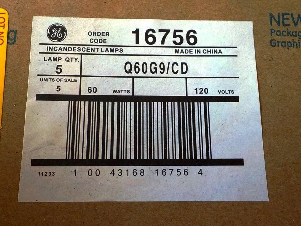 SMALL PALLET OF MISC. GE BULBS / LAMPS