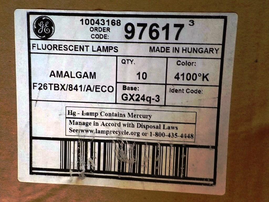 SMALL PALLET OF MISC. GE BULBS / LAMPS