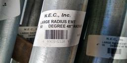 3 PALLETS OF LARGE METAL GALVANIZED ELBOWS - 6", 4" AND 2"