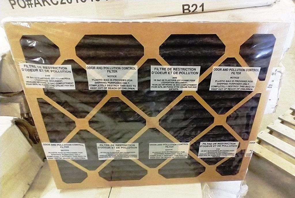 BOX OF 12 NEW AAF GAS AND PARTICULATE FILTERS
