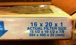 BOX OF 12 NEW AAF GAS AND PARTICULATE FILTERS