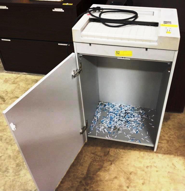 IDEAL CROSS CUT HEAVY DUTY PAPER SHREDDER 3802