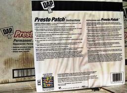 4 BOXES OF DAP PRESTO PATCH - 12 PER BOX