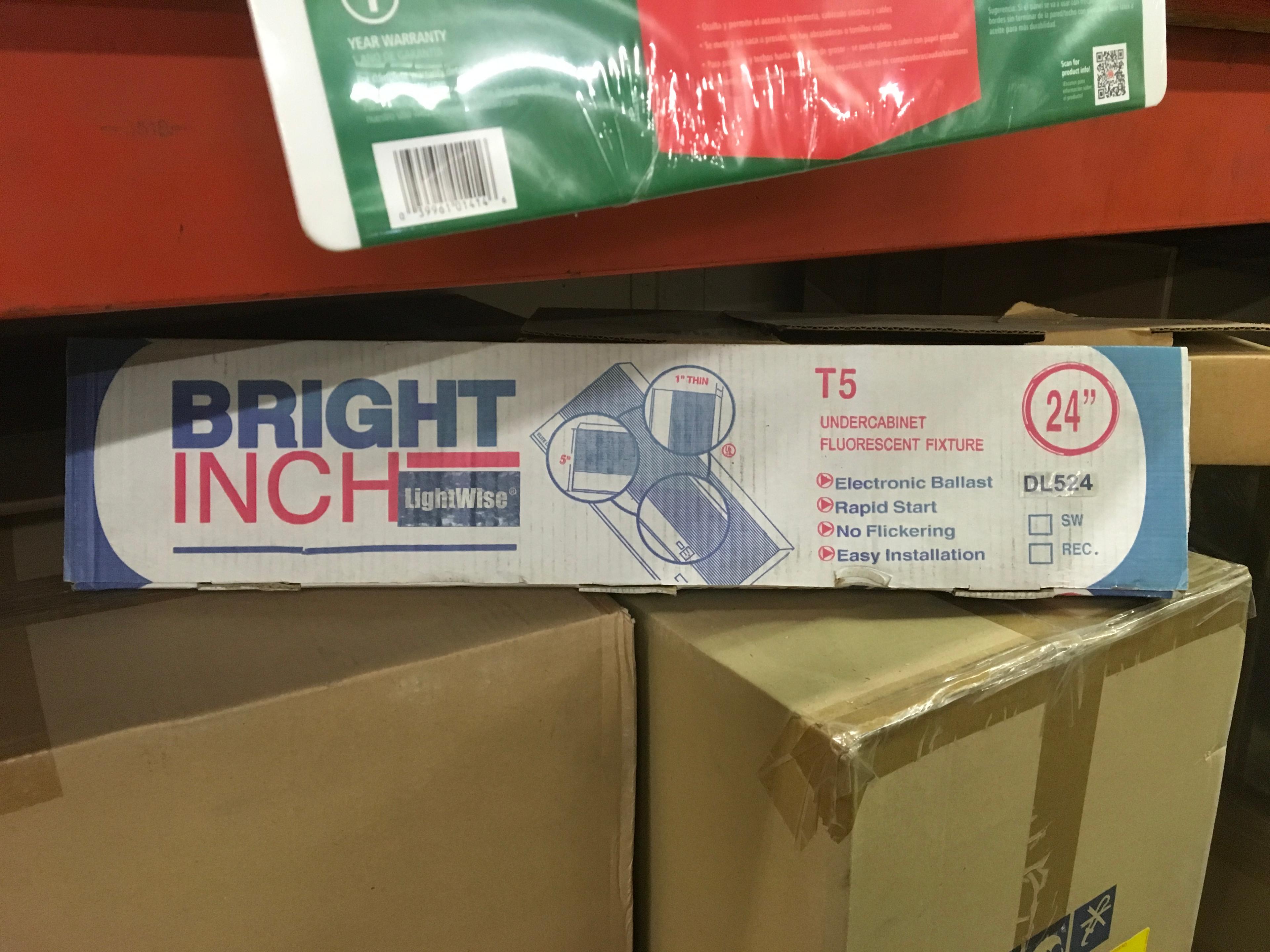 28 NEW LIGHTWISE BRIGHT 24 INCH UNDERCABINET FLOURESCENT FIXTURES