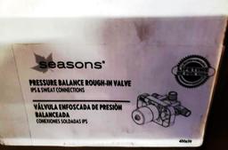 8 NEW SEASONS PRESSURE BALANCE ROUGH-IN VALVES