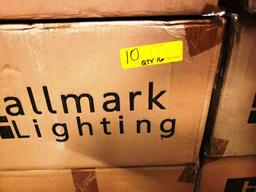 PALLET OF 16 NEW HALLMARK LIGHT FIXTURES