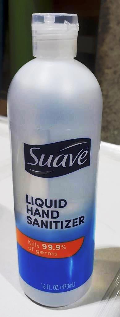 PALLET OF APPROX. 1400 BOTTLES OF SUAVE HAND SANITIZER