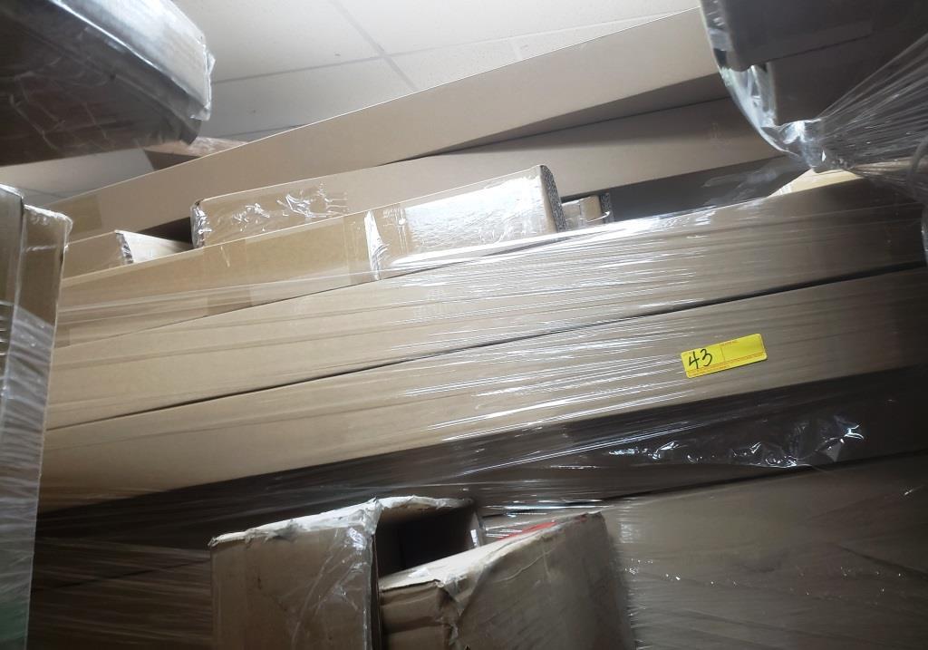 PALLET OF APPROX. 42 BOXES OF NEW NORMAN SHUTTERS AND TRIM