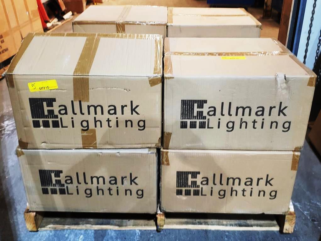 PALLET OF 10 NEW HALLMARK LIGHT FIXTURES