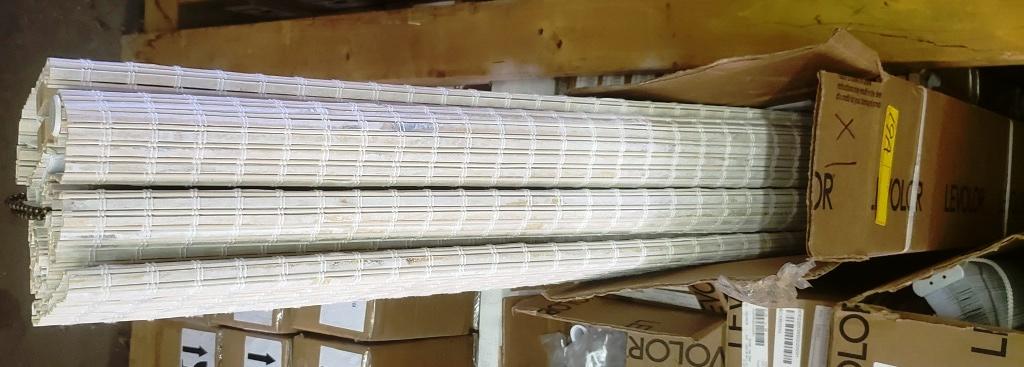 LOT OF APPROX. 30 NEW LEVOLOR BLINDS AND SHADES