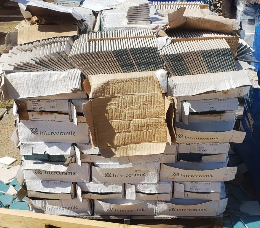 PALLET OF TURQUOISE KASBAH INTERCERAMIC TILE