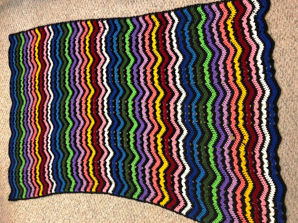 Unique Hand Crocheted Prayer Shawl