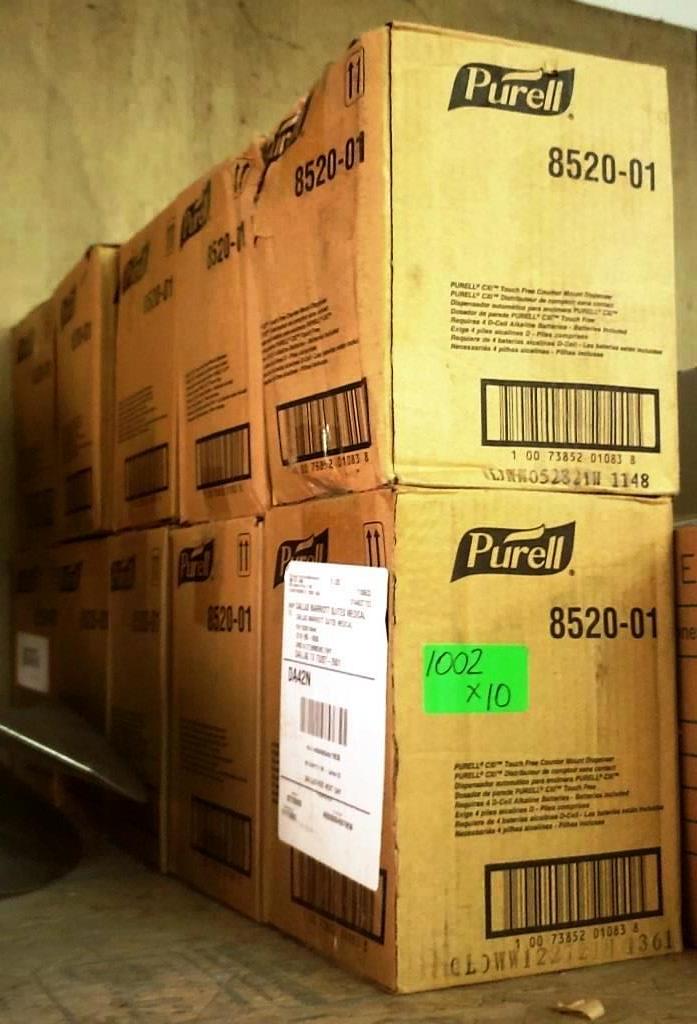 10 NEW PURELL DISPENSERS 8520-01