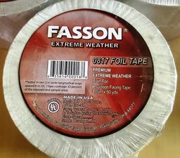 LOT OF 6 NEW ROLLS FASSON FOIL & SEALANT TAPE