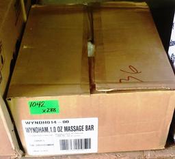 BOX OF 288 NEW WYNDHAM REFRESHING MASSAGE SOAP BARS