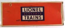 USED LIONEL ELECTRIC TRAINS NO. 6417 CABOOSE IN THE BOX