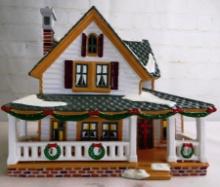 USED SNOW VILLAGE "BOULDER SPRINGS HOUSE" DEPT. 56 IN THE BOX 54873