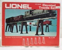 LOOK NEW, IN THE BOX: LIONEL 6-2111 ELEVATED TRESTLE SET IN THE BOX