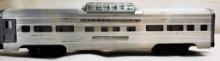 USED LIONEL ELECTRIC TRAINS NO. 2532 ILLUMINATED ASTRA-DOME CAR