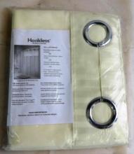 6 NEW FOCUS HOOKLESS SHOWER CURTAINS MODEL: HBH53DTB05CRX