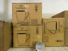 LOT OF 72 NEW CHEF & SOMMELIER 12 OZ COFFEE / TEA MUGS / CUPS