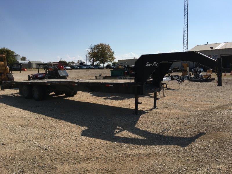 *2011 SurePull 32'x102" Gooseneck Flatbed Trailer