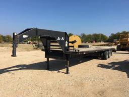 *2011 SurePull 32'x102" Gooseneck Flatbed Trailer