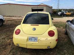 *2002 Yellow New Beetle Volkswagon