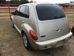 *2005 Gold Chrysler PT Cruiser