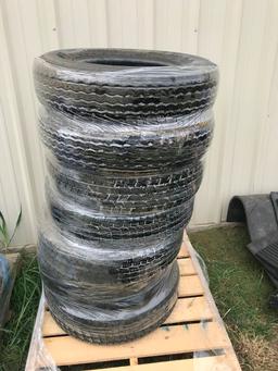 Pallet of 7pc Used 750 R16 Tires