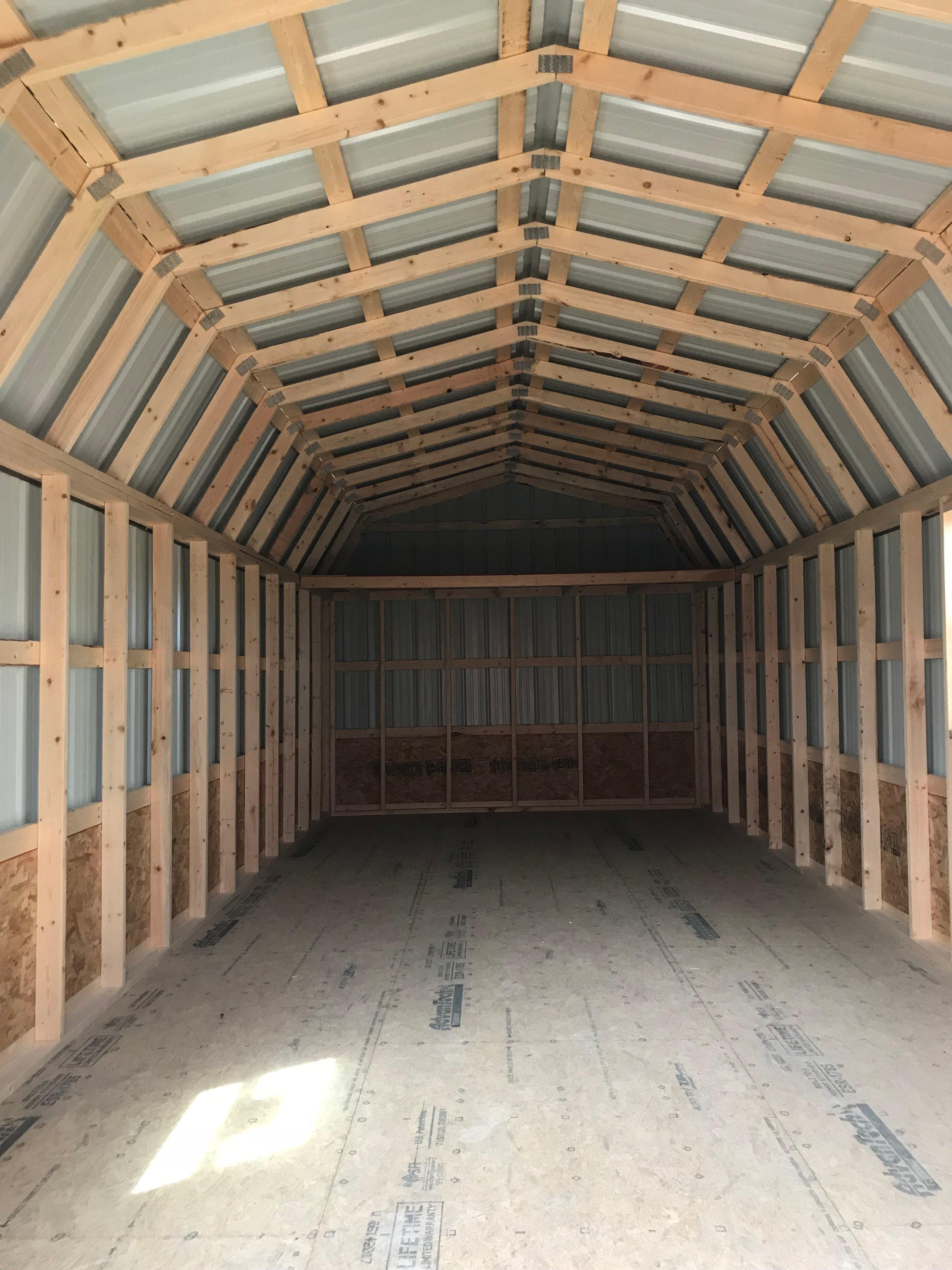 Tan 12'x32' Portable Building