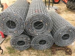 5 rolls 2" X 4" Net Wire 200' per roll