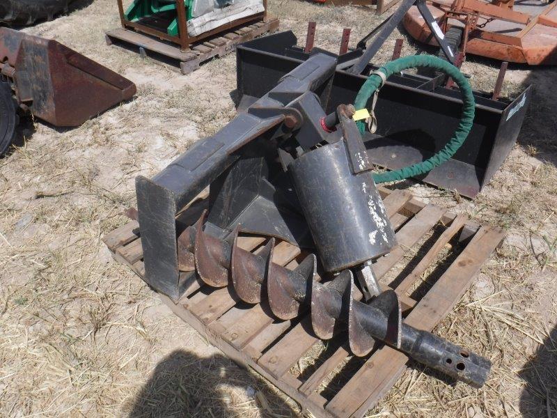 Post Hole Digger Skid Steer Attachment