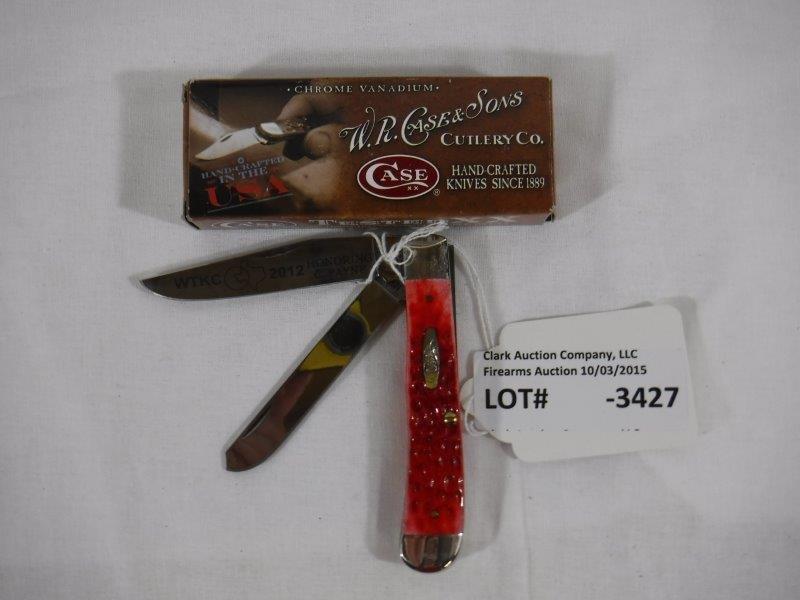 Case WTKC Tx Commermorative Dbl Blade Pkt Knife