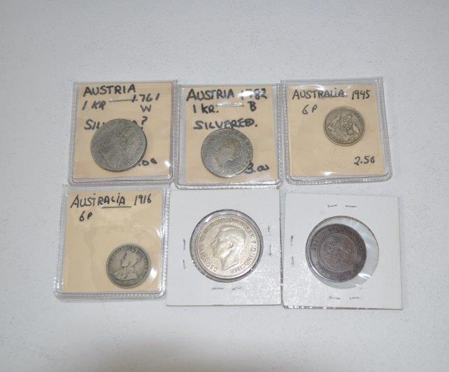 246pc. Asst. Foreign Coins