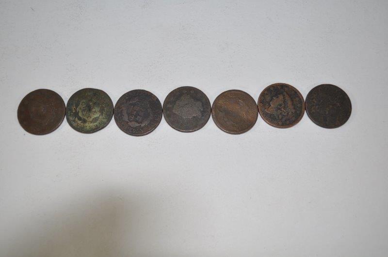 Approx. 129-1800's One Cent Pieces