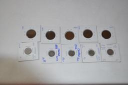 204pc. Indian Head,Lincoln,Wheat and 1cent Pieces
