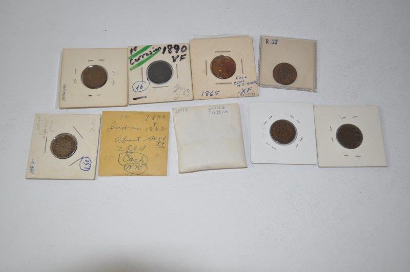 289pc. Indian Head,Lincoln,Wheat and 1cent Pieces