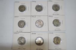 269pc. Asst. Nickels, Buffalo and Proofs
