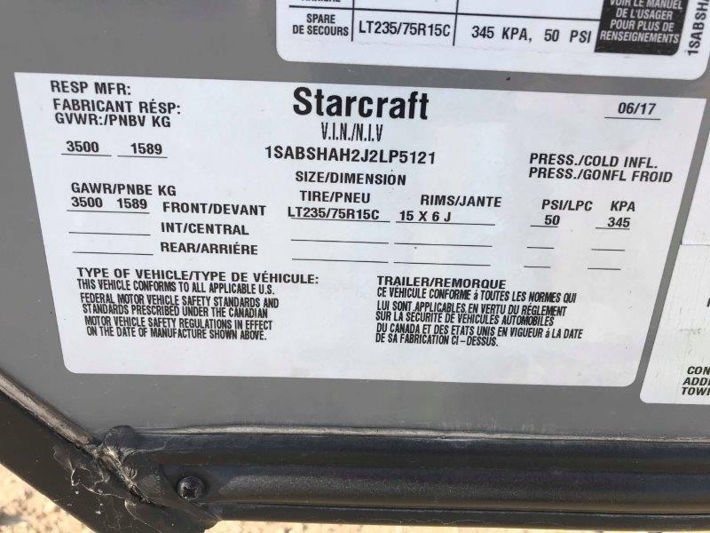 *2017 Starcraft Launch Extreme Travel Trailer