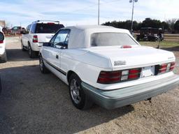 *1991 Dodge Shadow Convertible