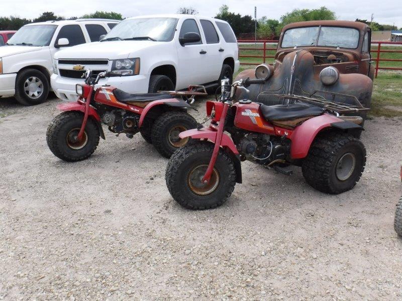 2pc Honda ATC 125M 3wheelers (has titles)